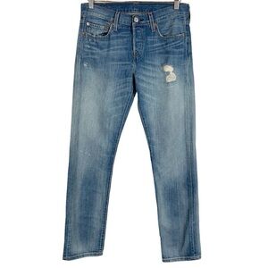 Levi's 501 Distressed Straight Leg Jeans Size 26